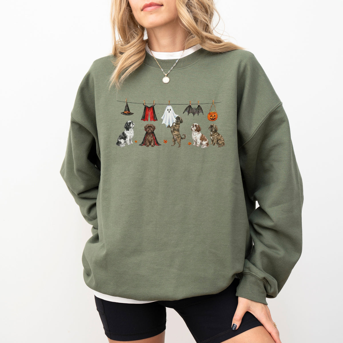 Shih Tzu Halloween Sweatshirt
