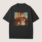 Siberian Husky Dog Volcano Shirt