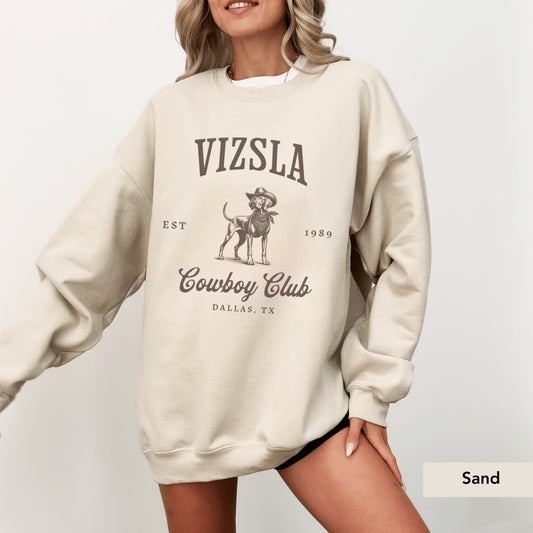 Vizsla Cowboy Club Sweatshirt