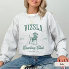 Vizsla Cowboy Club Sweatshirt