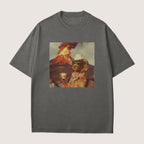 Vizsla Dog Volcano Shirt