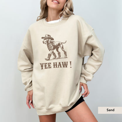 Vizsla Yeehaw Sweatshirt