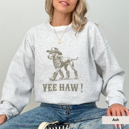 Vizsla Yeehaw Sweatshirt
