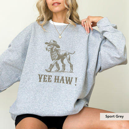 Vizsla Yeehaw Sweatshirt