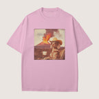 Weimaraner Dog Volcano Shirt