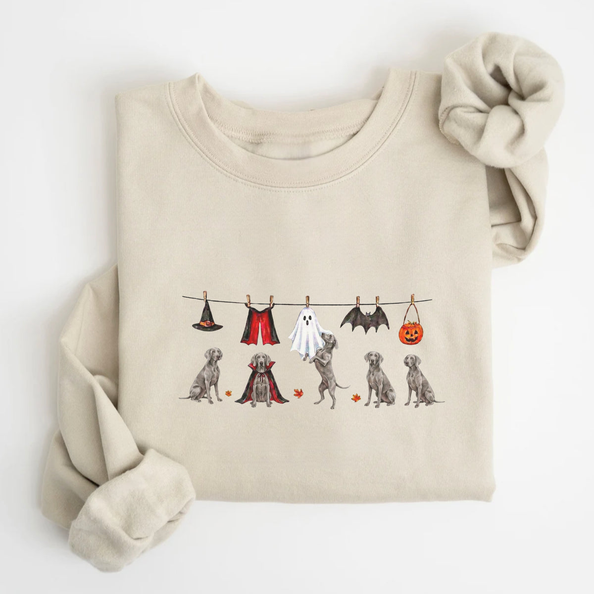 Weimaraner Halloween Sweatshirt