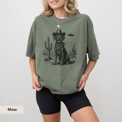 Weimaraner UFO shirt