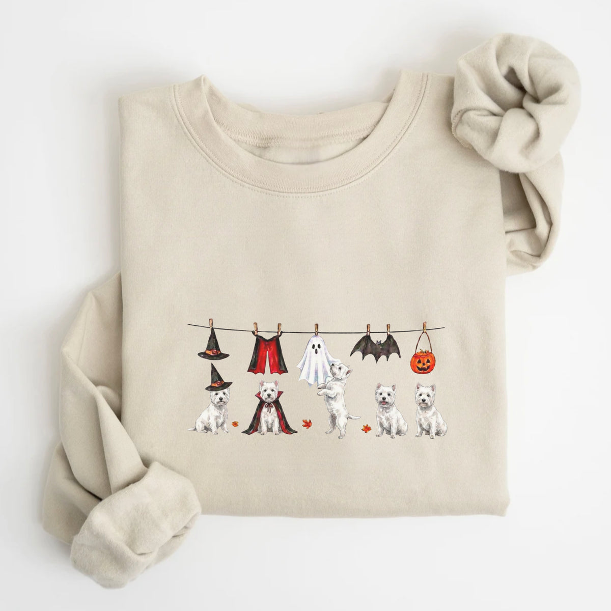 West Highland terrier Halloween Sweatshirt