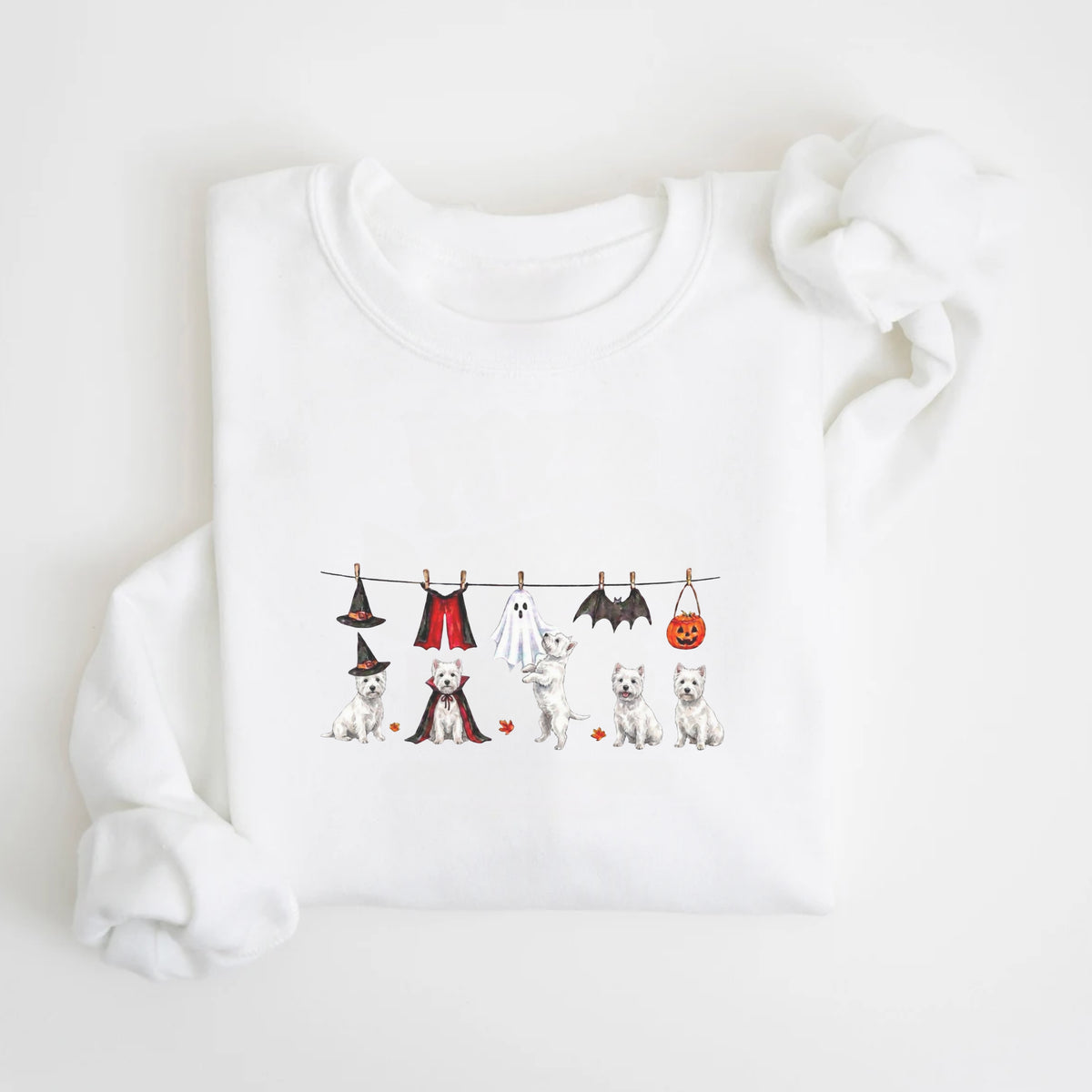 West Highland terrier Halloween Sweatshirt