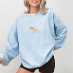 Wheaten Terrier US Flag Sweatshirt