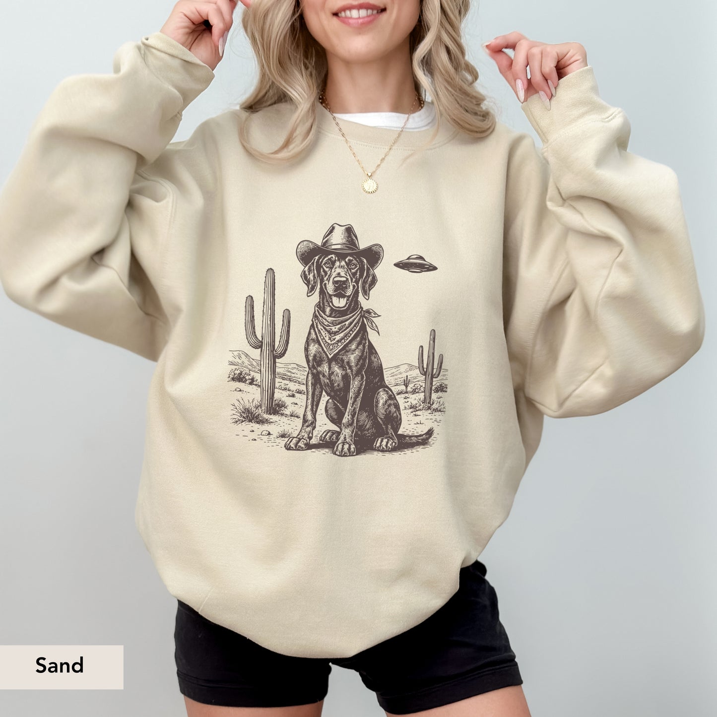 Wiemaraner UFO Sweatshirt