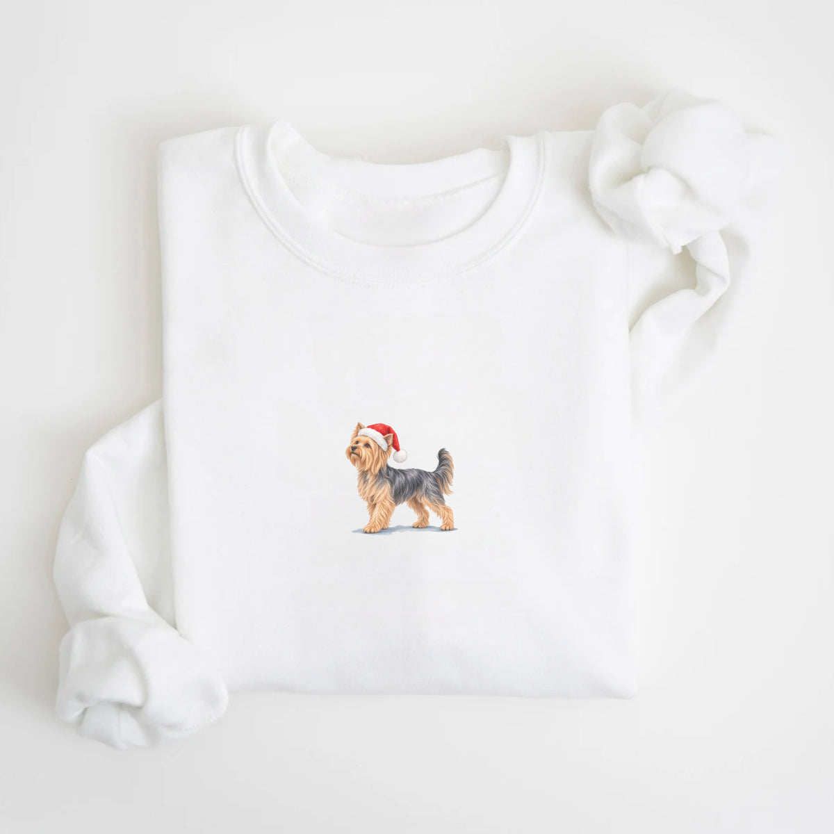 Yorkshire Terrier Steelblue And Goldentan Christmas Sweatshirt