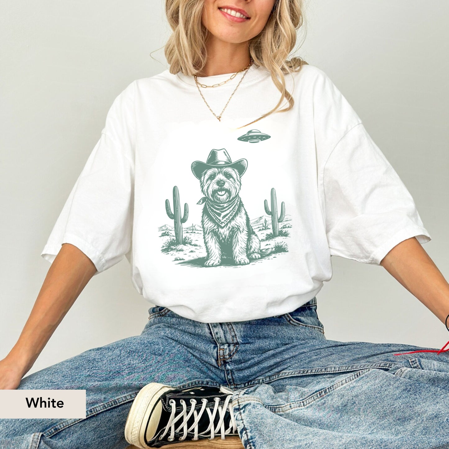 Yorkshire Terrier UFO shirt