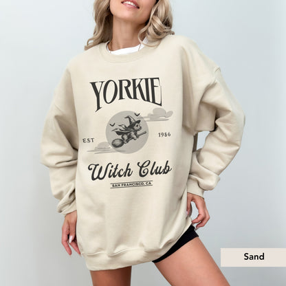 Yorkshire Terrier Witch Club Sweatshirt