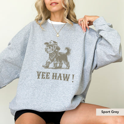 Yorkshire Terrier Yeehaw Sweatshirt