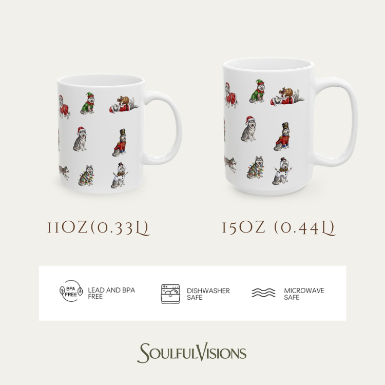 Boxer Brindle Christmas Mug