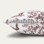 Irish Setter Burgundy French Toile Pillow