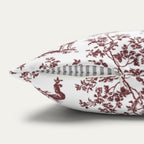 Pitbull Burgundy French Toile Pillow