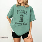 Poodle Cowboy Club Shirt, Poodle Shirt, Poodle dog, Poodle gift, Poodle dog mom, Toy poodle, Poodle sweater, Poodle, dog western shirt