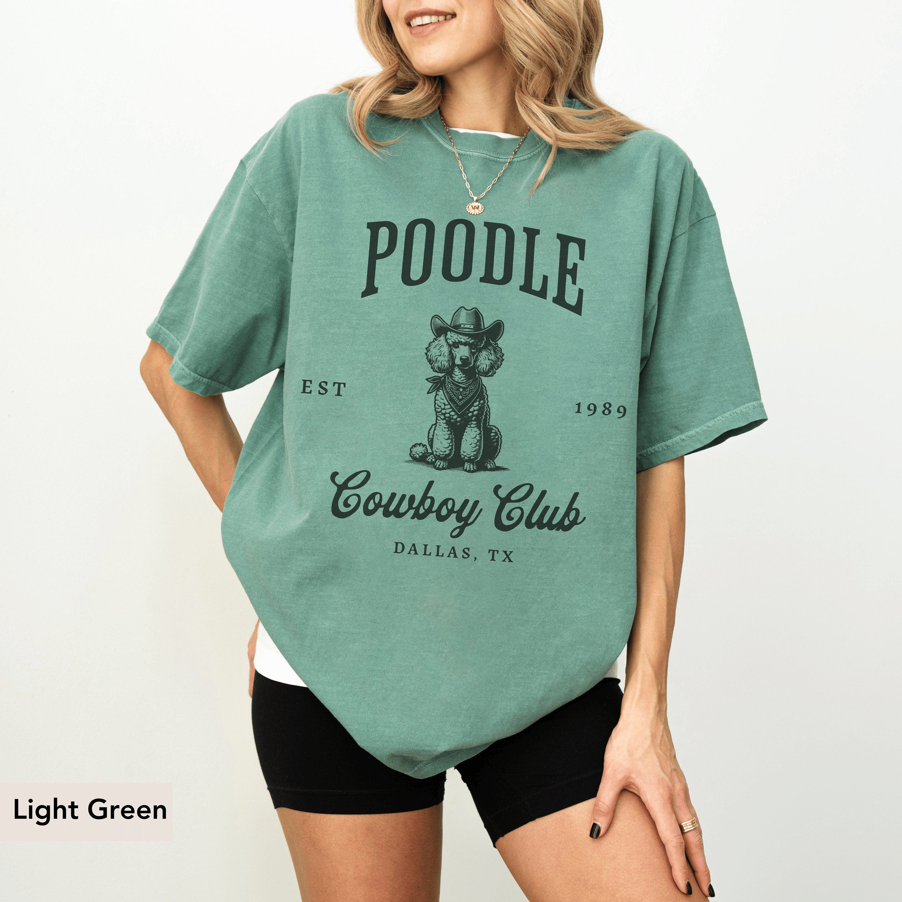 Poodle Cowboy Club Shirt, Poodle Shirt, Poodle dog, Poodle gift, Poodle dog mom, Toy poodle, Poodle sweater, Poodle, dog western shirt