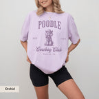 Poodle Cowboy Club Shirt, Poodle Shirt, Poodle dog, Poodle gift, Poodle dog mom, Toy poodle, Poodle sweater, Poodle, dog western shirt