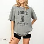 Poodle Cowboy Club Shirt, Poodle Shirt, Poodle dog, Poodle gift, Poodle dog mom, Toy poodle, Poodle sweater, Poodle, dog western shirt