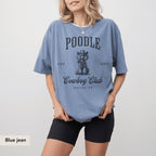 Poodle Cowboy Club Shirt, Poodle Shirt, Poodle dog, Poodle gift, Poodle dog mom, Toy poodle, Poodle sweater, Poodle, dog western shirt