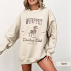 Whippet Cowboy Club Sweatshirt, Whippet Sweatshirt, Whippet mom, Whippet, Whippet gift, Whippet Lovers Gift, Whippet Dad, Whippet shirt