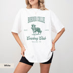 Border Collie Cowboy Club Shirt, Border Collie Shirt, Border Collie, Border Collie mom, Border Collie gifts, Collie dog, Dog western Shirt