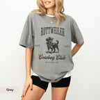 Rottweiler Cowboy Club Shirt, Rottweiler Shirt, Rottweiler Gift, Rottweiler, Rottweiler dog, Rottweiler mom, Dog western Shirt