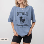 Rottweiler Cowboy Club Shirt, Rottweiler Shirt, Rottweiler Gift, Rottweiler, Rottweiler dog, Rottweiler mom, Dog western Shirt