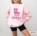 Howdy Basset Hound Sweatshirt, Basset Hound, Basset Hound Sweatshirt, Basset Hound mom, Basset Hound lover, Basset Hound Gifts, Cowboy Dog
