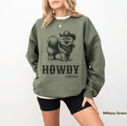 Howdy Pomeranian Sweatshirt, Pomeranian, Pomeranian Shirt, Pomeranian, Pomeranian mom, Pomeranian lover, Dog Cowboy, Dog western