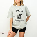 Pug Cowboy Club Shirt, Pug, Pug dog, Pug shirt, Pug mom, Pug gift, Pug sweatshirt, Pug lover, Pug owner, Dog Cowboy, Dog mom gift