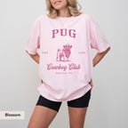 Pug Cowboy Club Shirt, Pug, Pug dog, Pug shirt, Pug mom, Pug gift, Pug sweatshirt, Pug lover, Pug owner, Dog Cowboy, Dog mom gift