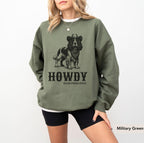 Howdy English springer spaniel Cowboy Sweatshirt, English Springer Spaniel shirt, English Springer Spaniel, English Spaniel Gift, Dog cowboy