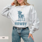 Howdy German Shorthaired Pointer Cowboy Sweatshirt, GSP Shirt, German Shorthaired Pointer Gifts, GSP, Dog Cowboy Shirt, GSP Gifts, pointer