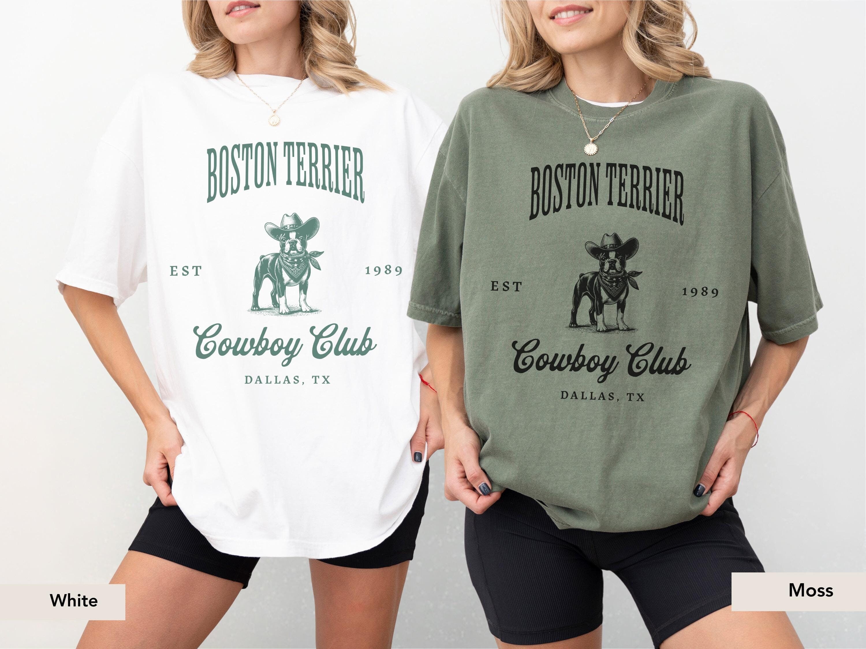 Boston Terrier Cowboy Club shirt, Boston Terrier Shirt, Boston Terrier, Boston Terrier Dog, Boston Terrier gifts, Dog Cowboy