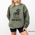 Howdy Vizsla Cowboy Sweatshirt, Vizsla, Vizsla mom, Vizsla shirt, Vizsla SweatShirt, Vizsla Lover Gift, Hungarian Vizsla