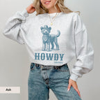 Howdy Labradoodle sweatshirt, Labradoodle, Labradoodle sweatshirt, Labradoodle gift, Labradoodle mom, Labradoodle shirt, Dog cowboy