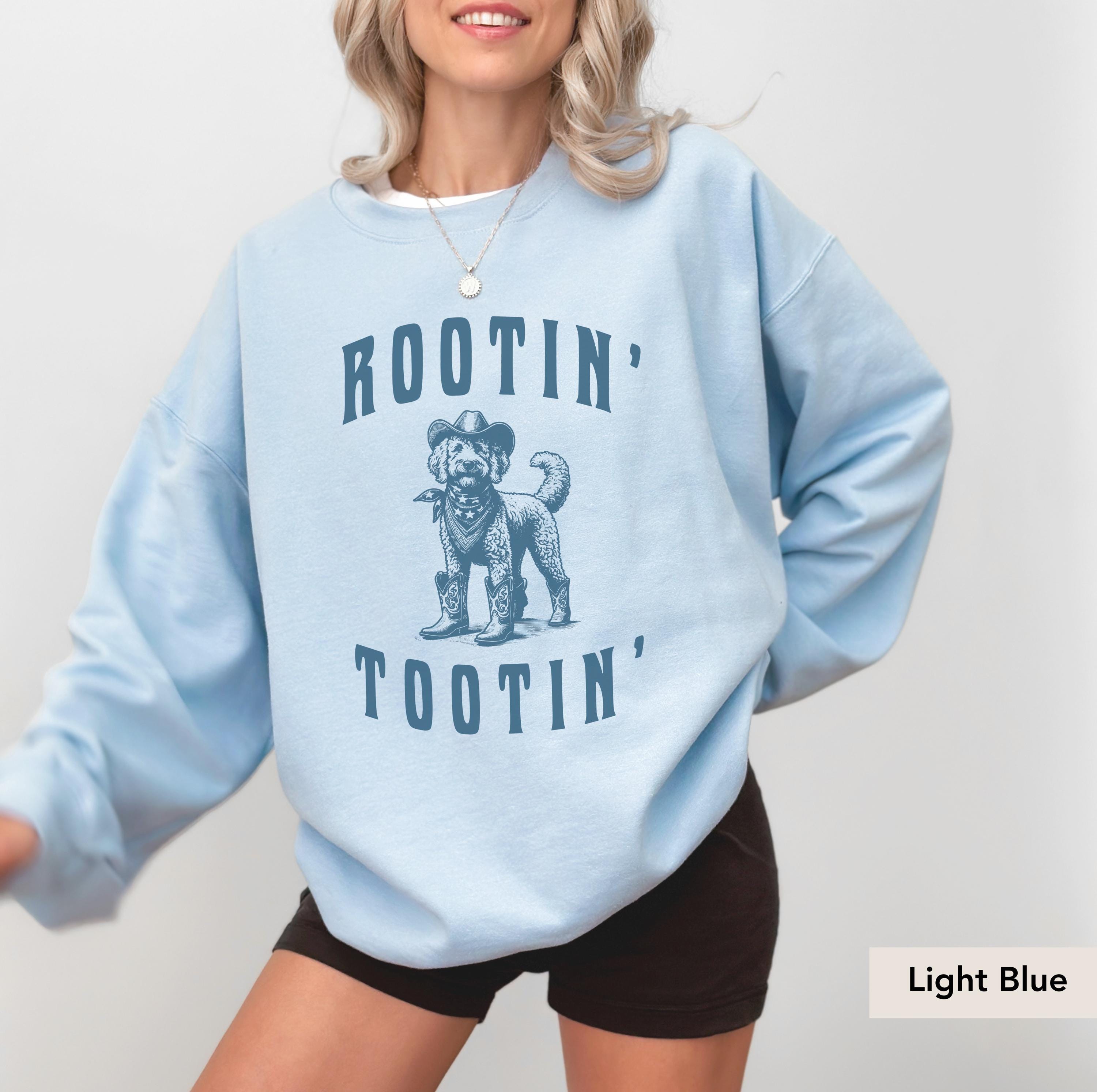 Goldendoodle Rootin Tootin Cowboy Sweatshirt, Goldendoodle Shirt, Doodle Dog, Goldendoodle gift, Goldendoodle, Golden Doodle mom, Dog Cowboy
