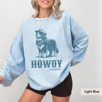 Howdy Bernese Mountain Sweatshirt, Bernese Mountain, Bernese Mountain Dog sweater, Bernese Mountain mom,Bernese Mountain, Howdy Dog Cowboy