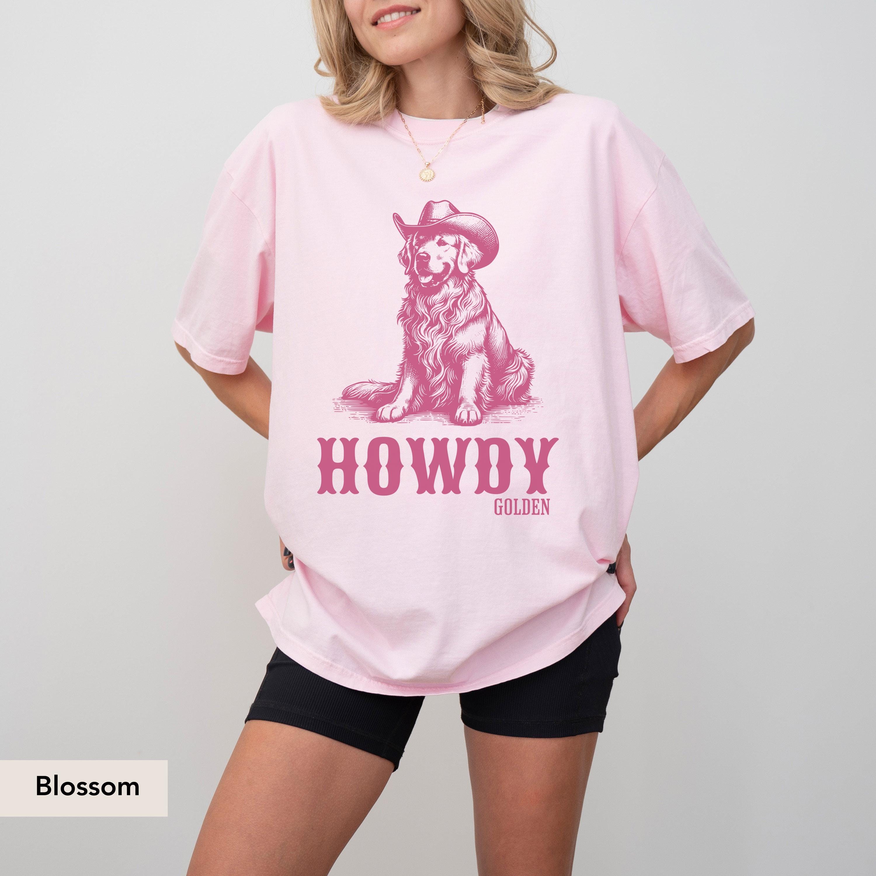 Golden retriever Howdy Shirt, Golden retriever shirt, Golden Mom, Golden Retriever gift, Golden Retriever Shirt, Golden Retriever, Howdy dog