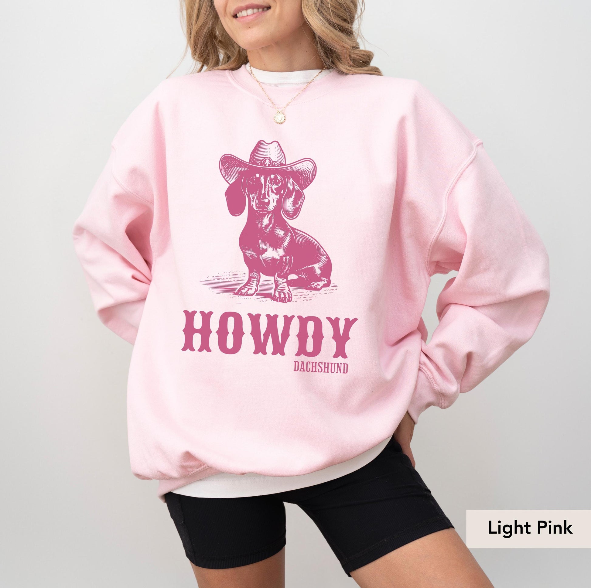 Howdy Dachshund Sweatshirt, Dachshund, Doxie Mama, Dachshund Sweatshirt, Dachshund Gift, Doxie Shirt, sausage dog, Dachshund shirt