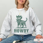 Howdy Bengal Cat Sweatshirt, Cat Mom Crewneck, Bengal Cat, Gift for Bengal Cat Owner, Bengal Cat Gift, Bengal cat shirt