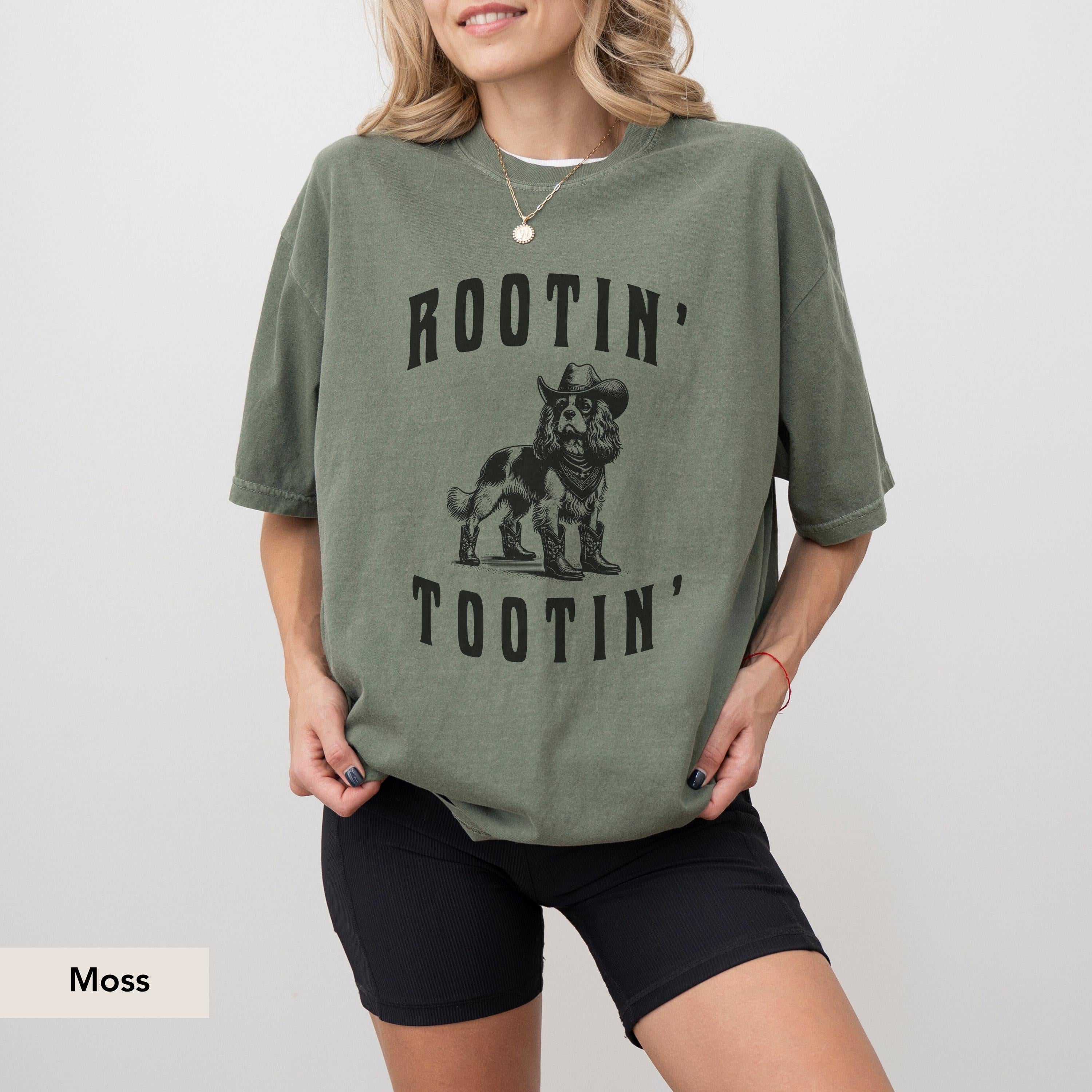 Rootin Tootin Cavalier King Charles Spaniel Shirt, Cavalier Spaniel, Cavalier Spaniel Gift, Cavalier Spaniel mom, Cavalier Cowboy shirt