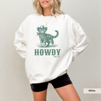 Howdy Tabby cat Sweatshirt, Tabby cat, Tabby cat gifts, Tabby cat mom, Tabby cat Shirt, Cat mom sweatshirt, cat owner gift, Tabby Cat gift