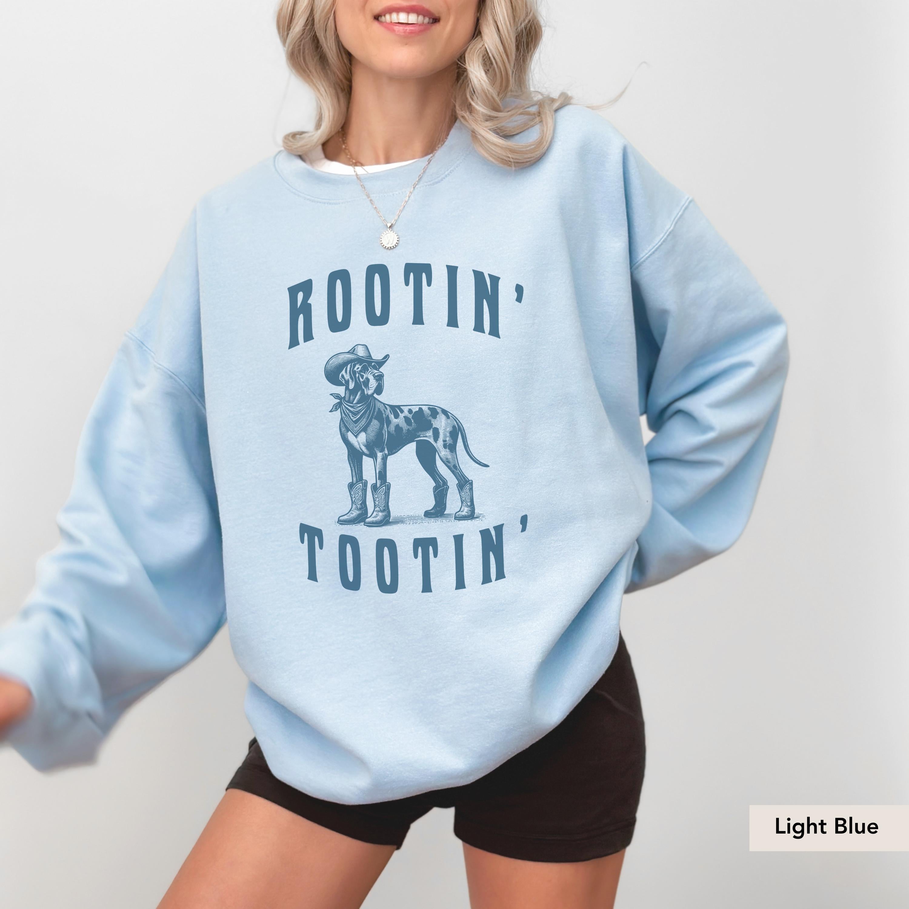 Rootin Tootin Great Dane Cowboy Sweatshirt, Great Dane Sweatshirt, Great Dane, Great Dane gift, Great Dane Shirt, Great Dane Gifts