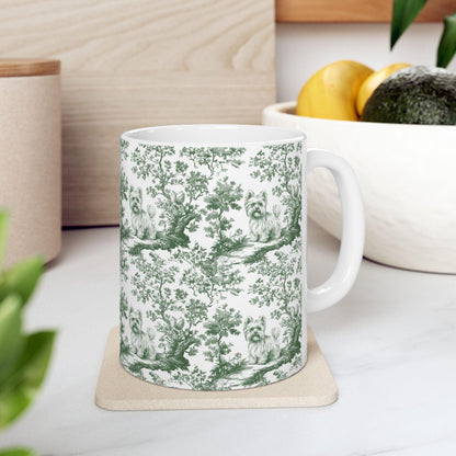 Yorkie French Pastel toile de jouy Mug, Yorkie Mug, Yorkie Gifts, Yorkshire terrier, Yorkie mom, Yorkie lover, Dog mom Mug, Yorkie Owner