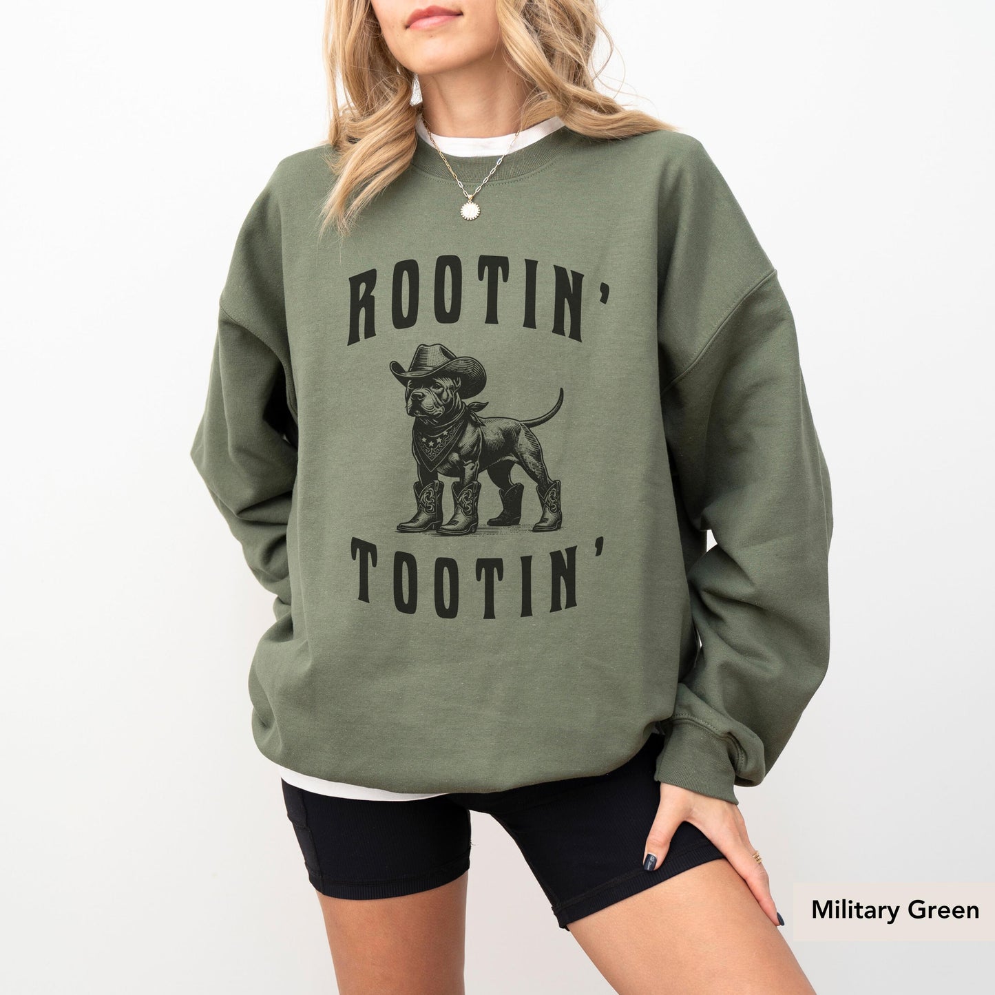 Rootin Tootin Pitbull Sweatshirt, Pitbull sweatshirt, Pitbull, Pitbull mom, Dog Cowboy, pittie, Pitbull Gift, Pitbull shirt, Pitbull Gifts